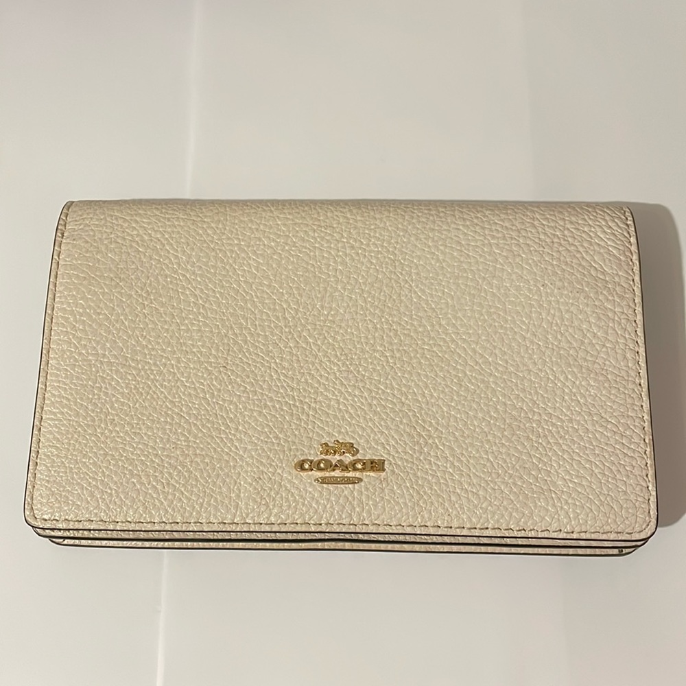 Ecru Coach wallet